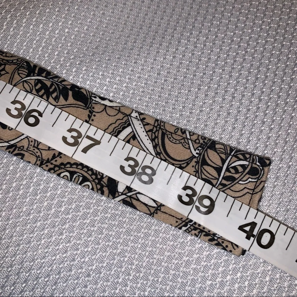 Khaki Paisley 40” Fabric Belt